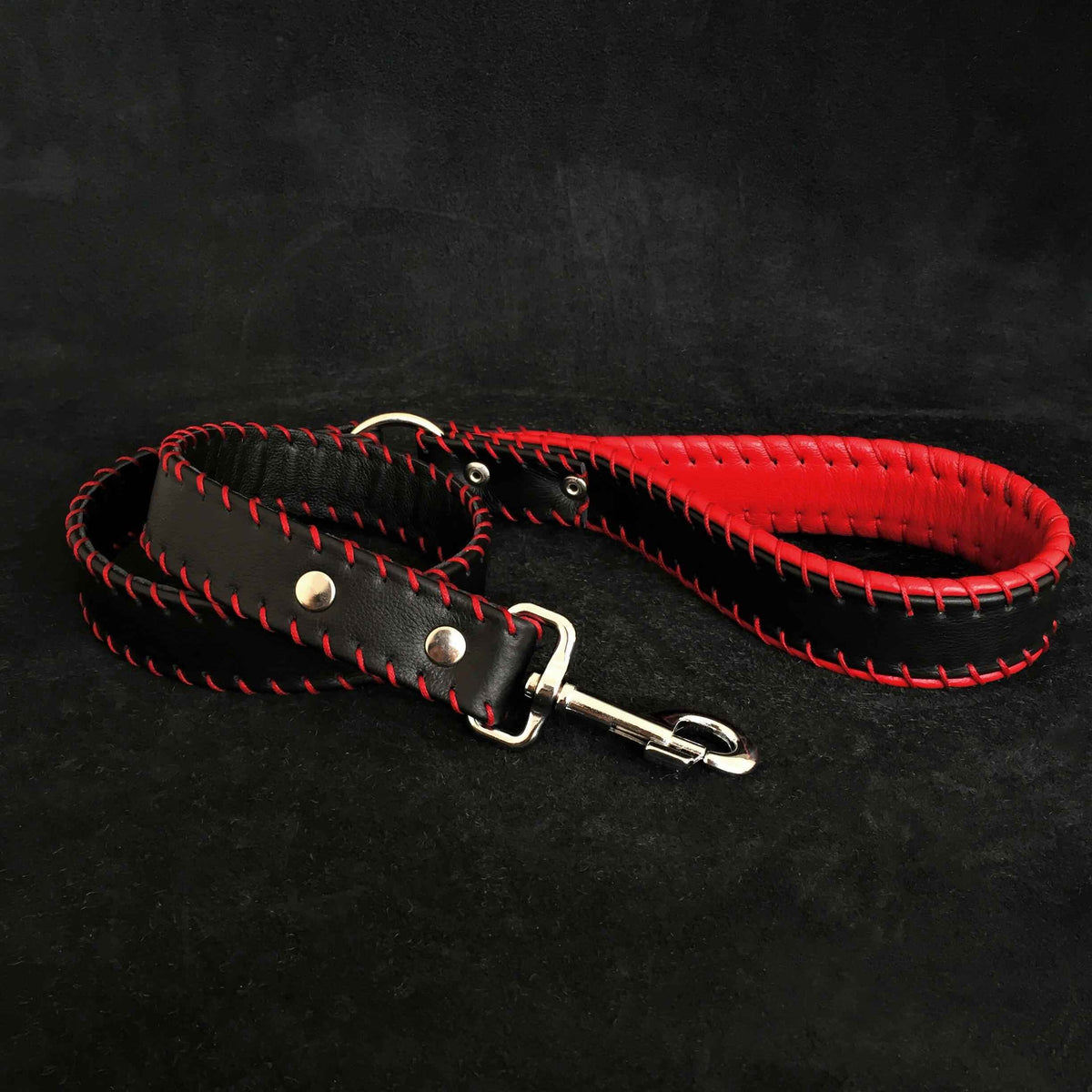 Bestia Handstitched Soft Leather Dog Leash