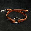 Bestia Dog Gear Genuine Leather Dog Collar - Black