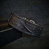 Bestia Dog Gear Genuine Leather Dog Collar - Black