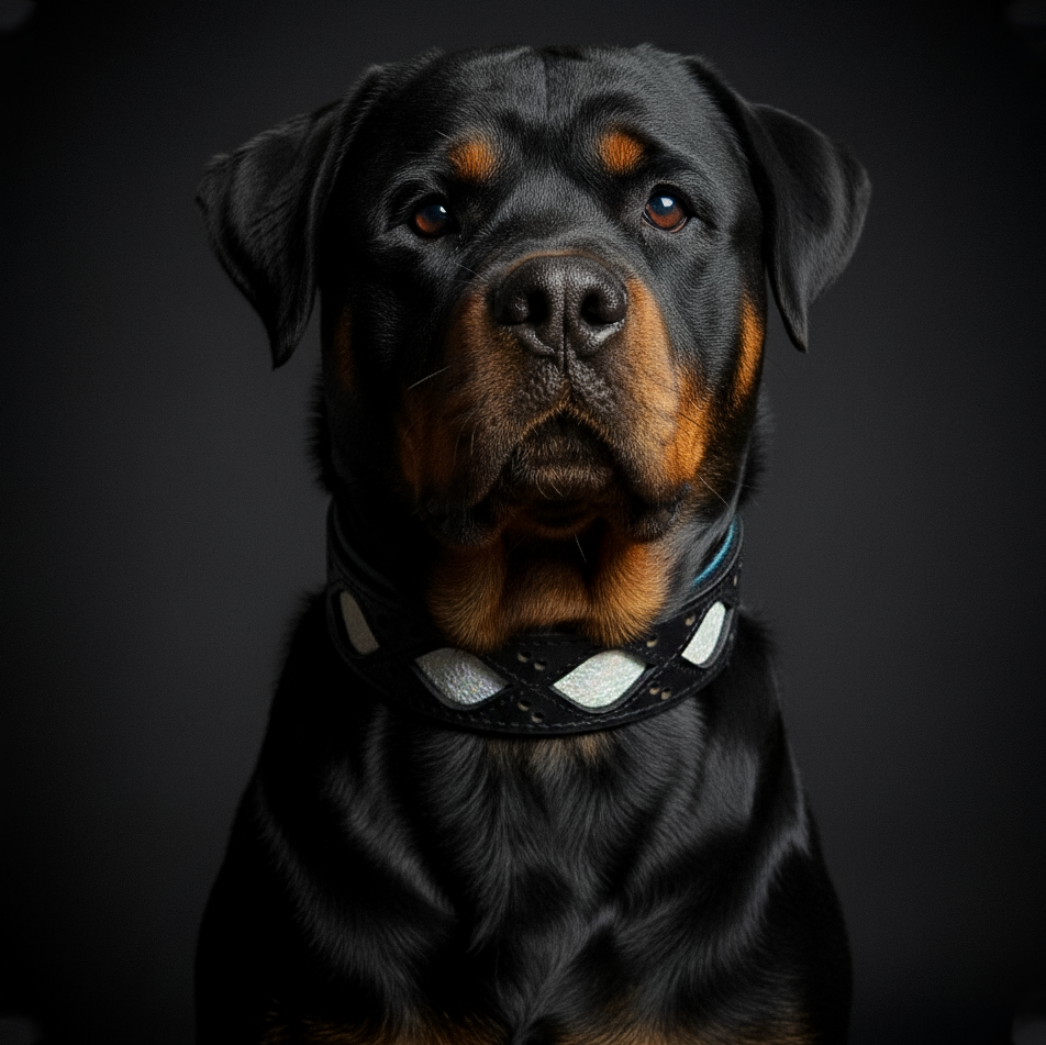 Bestia Avatar Leather Dog Collar