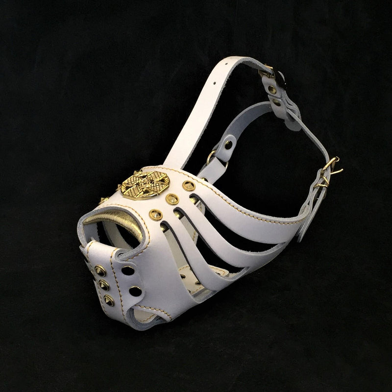 Bestia Dog Gear Personalized Muzzles - White 