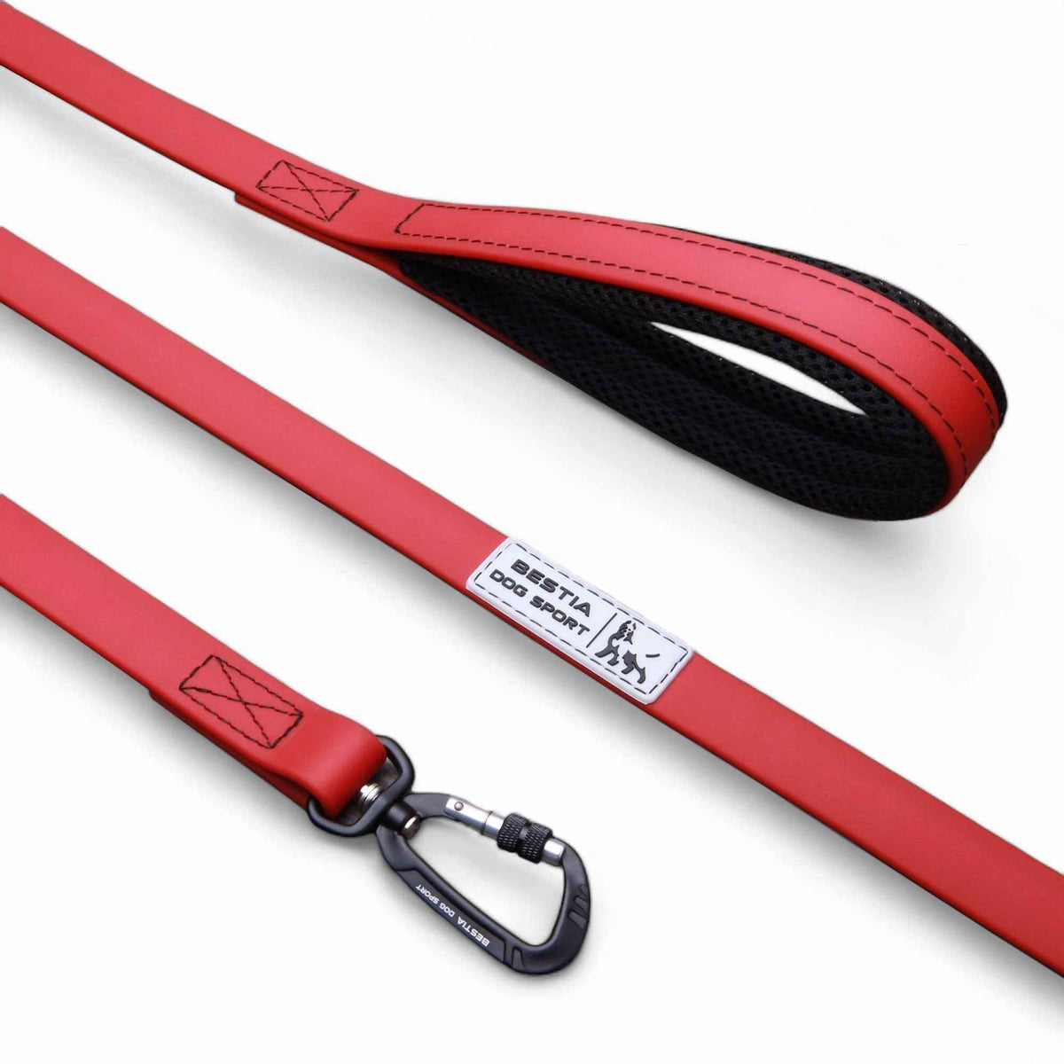 Bestia Dog Sport Tactical Red Dog Leash
