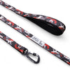 Bestia Dog Gear Padded Dog Leash - Red