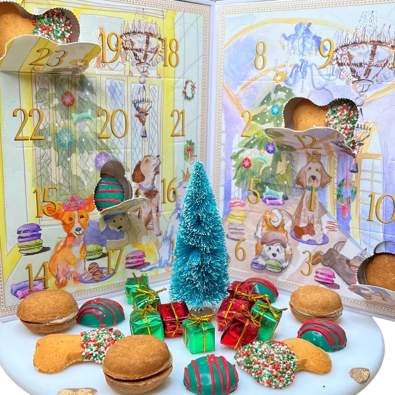 Bonne et Filou – Dog Treat Advent Calendar with 24 Holiday Treats