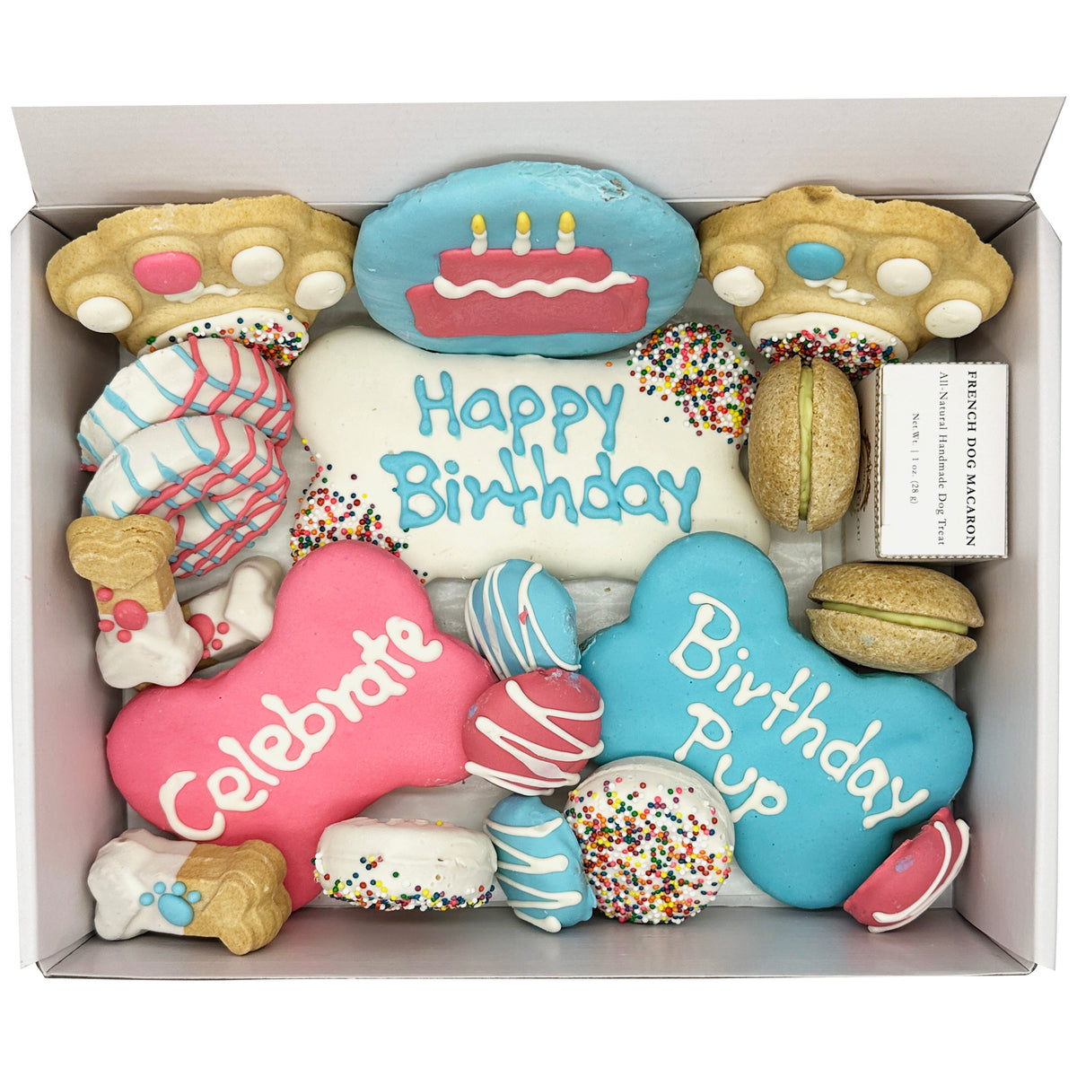 Bonne et Filou – Happy Birthday Dog Treat Gift Box