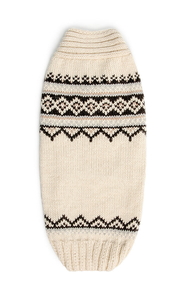 Wyatt Cream Alpaca Dog Shawl