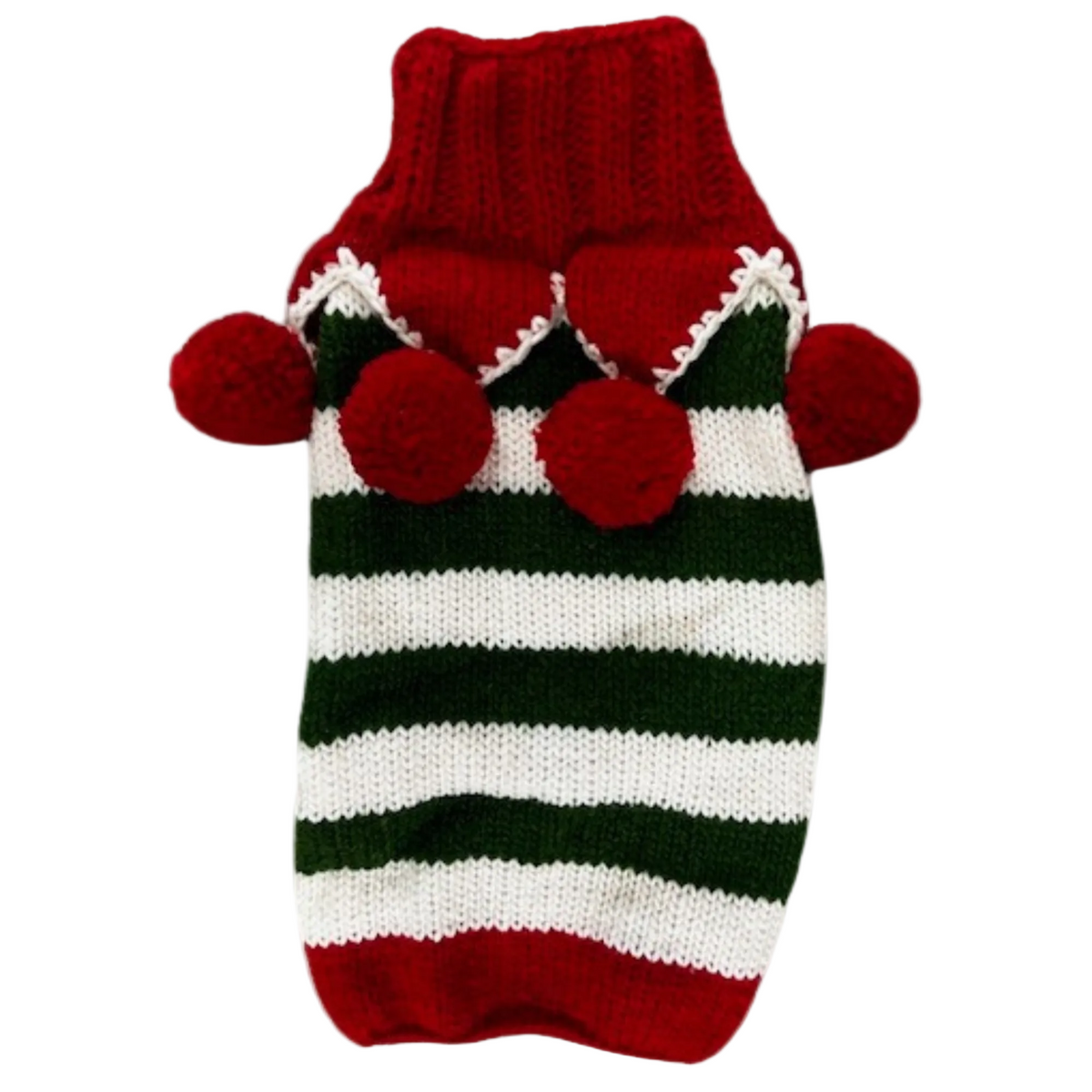 Chilly Dog Christmas Elf Holiday Wool Dog Sweater