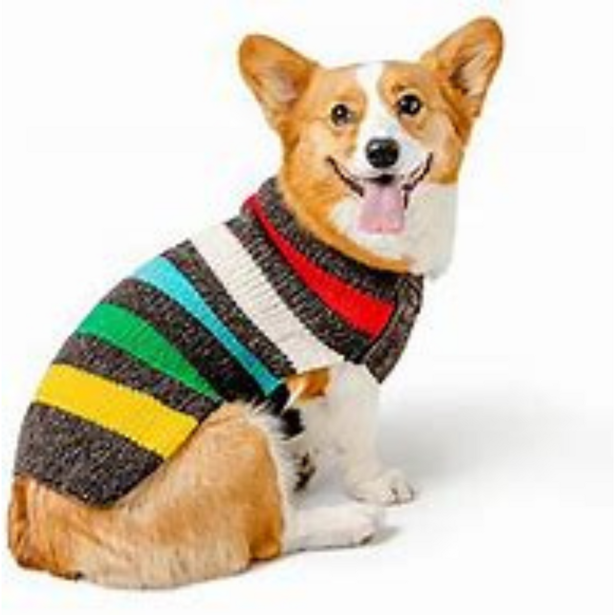 Chilly Dog Hand Knit Charcoal Stripe Wool Wool Hat