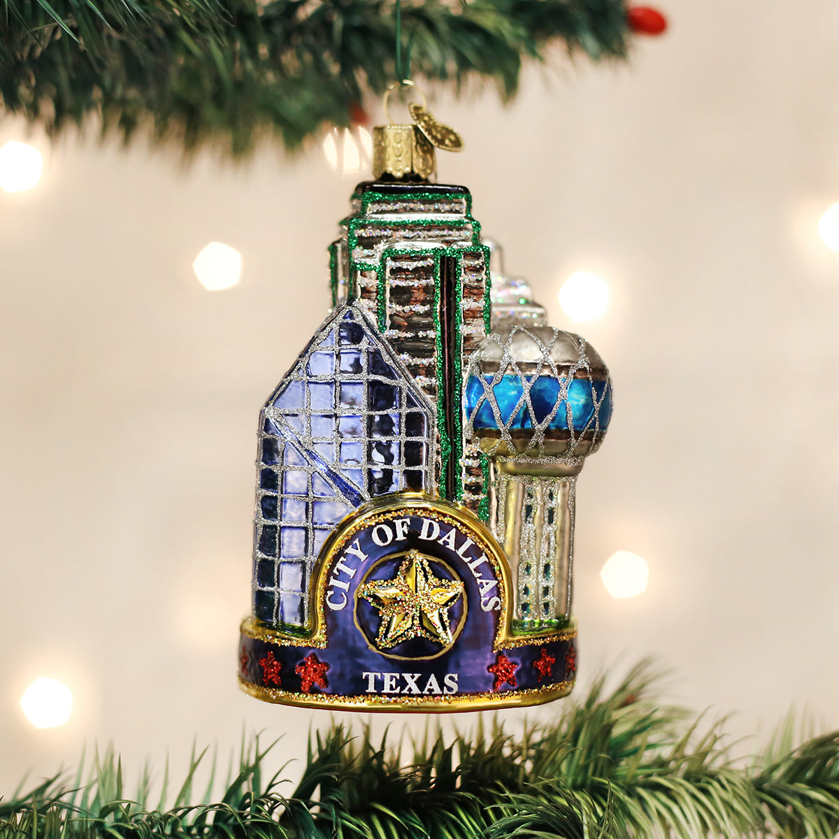 Old World Christmas: Dallas City Christmas Ornament