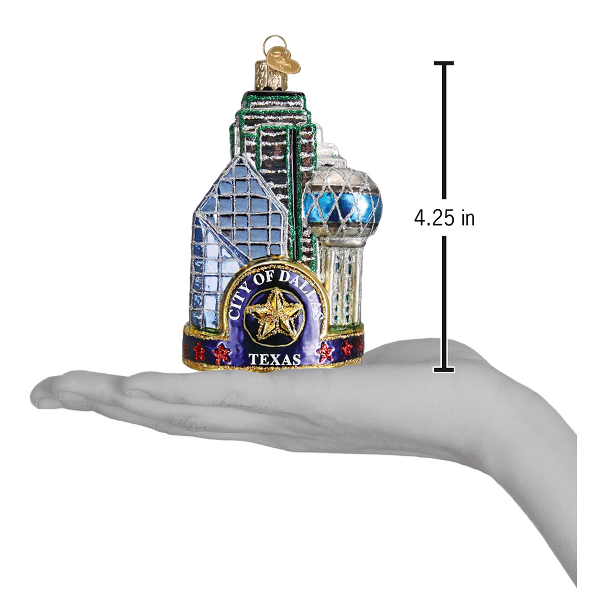 Old World Christmas: Dallas City Christmas Ornament