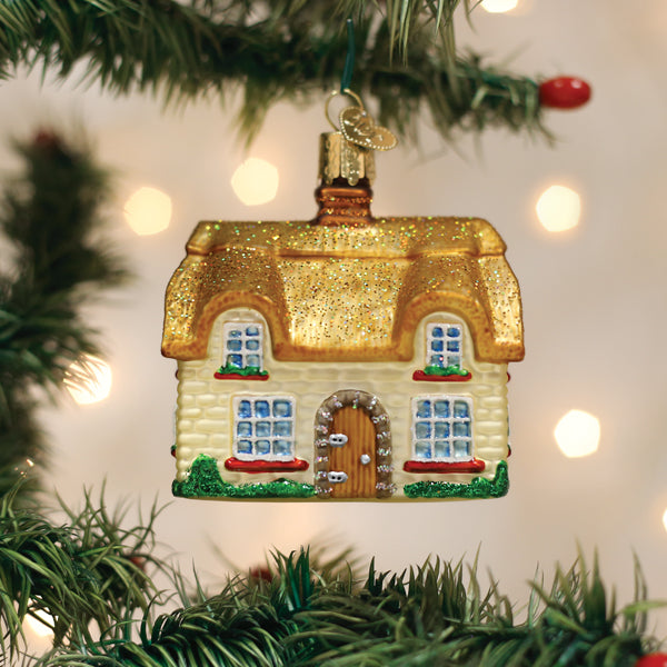 Old World Christmas: English Cottage Christmas Ornament