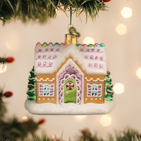 Old World Christmas: Sugar Coated Cottage Christmas Ornament