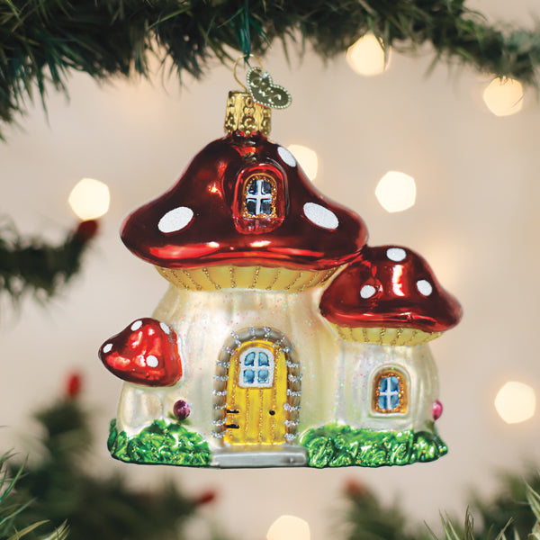 Mushroom House Ornament - HT Animal Supply