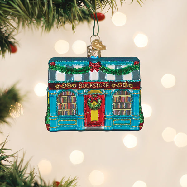 Old World Christmas: Bookstore Christmas Ornament