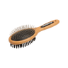 Natural Bamboo Two-Sided Brush: Dogs & Cats