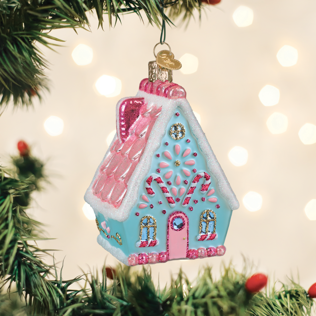Old World Christmas: Confectioners Cottage Christmas Ornament