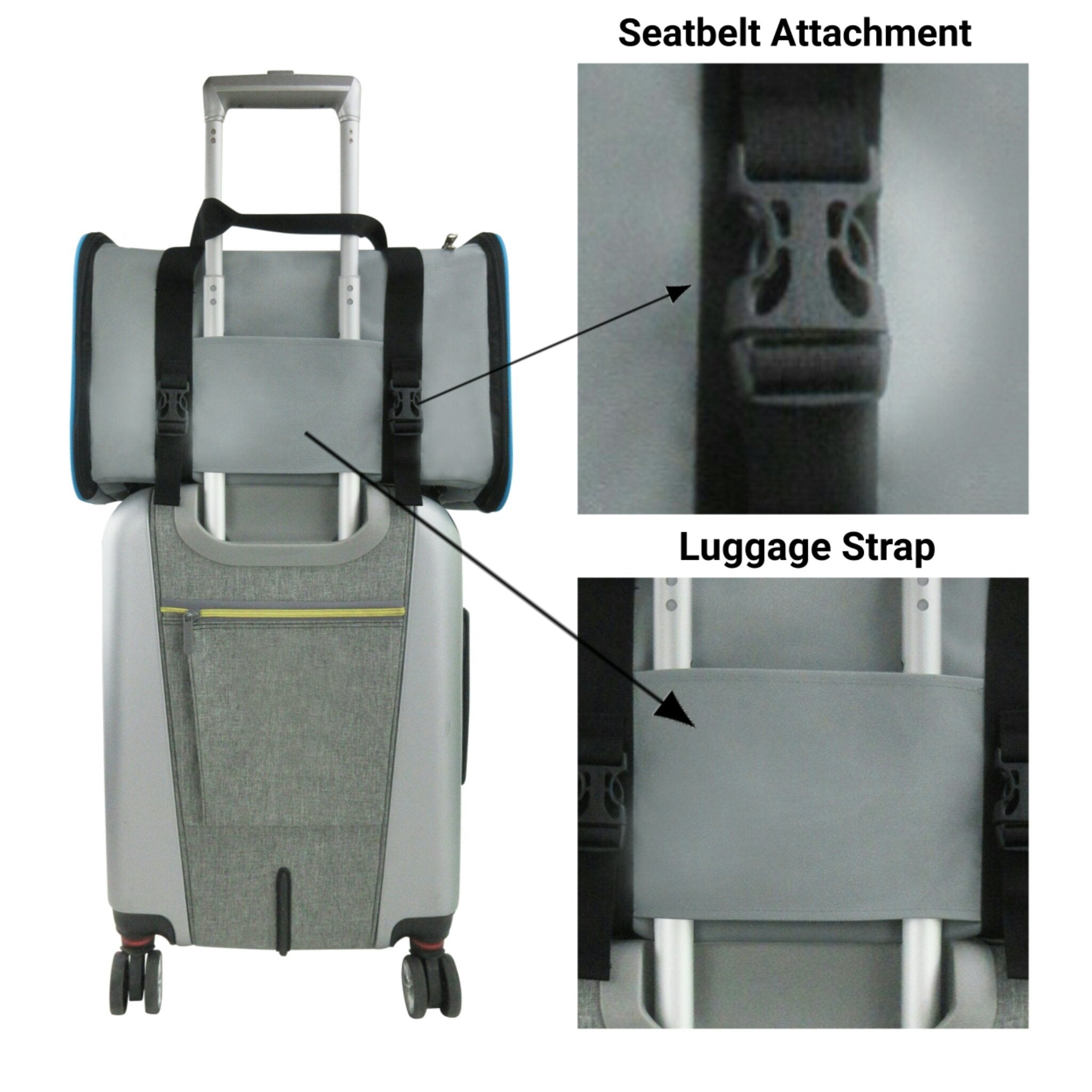 Mr. Peanuts Silver Series Airline Capable Soft Sided Pet Carrier