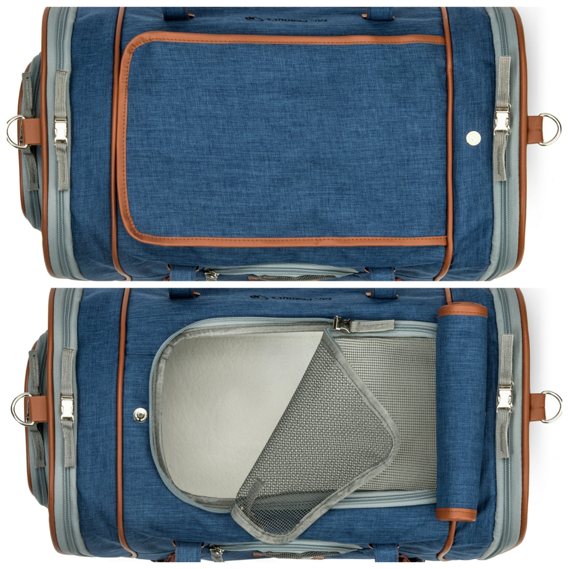 Mr. Peanuts Gold Series Standard Size Airline Compliant Expandable Pet Carrier