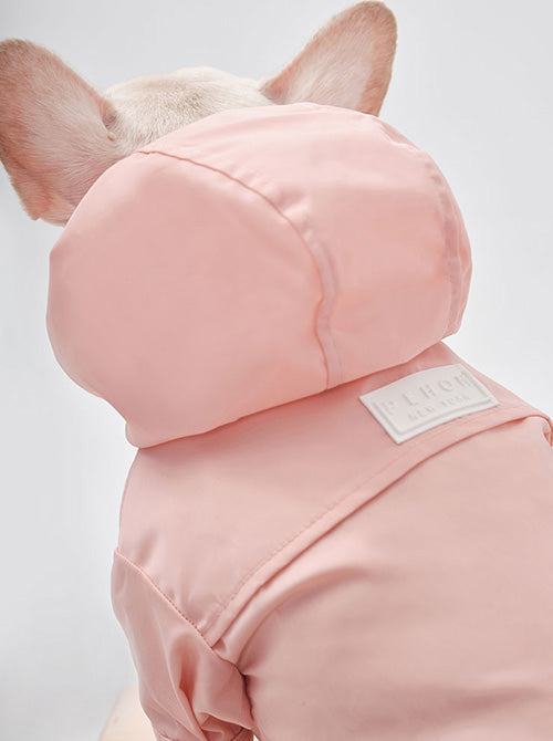 Tribeca Adjustable Velcro Raincoat-Light Pink