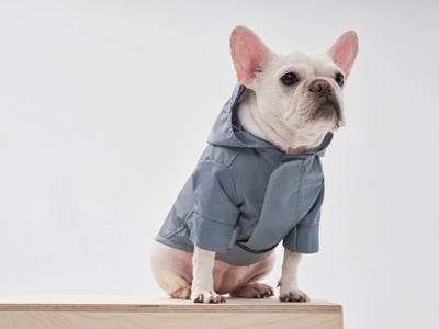 Tribeca Adjustable Velcro Raincoat-Light Blue