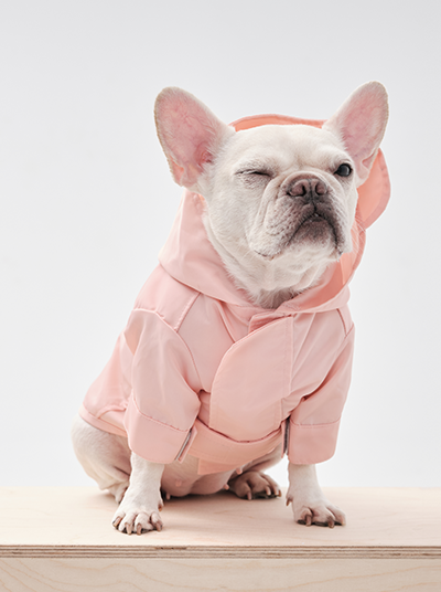 Tribeca Adjustable Velcro Raincoat-Light Pink