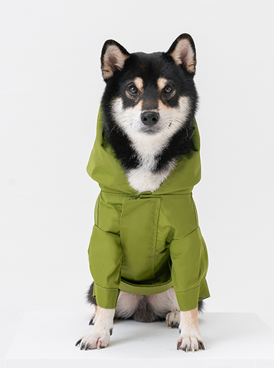 Tribeca Adjustable Velcro Raincoat-Olive