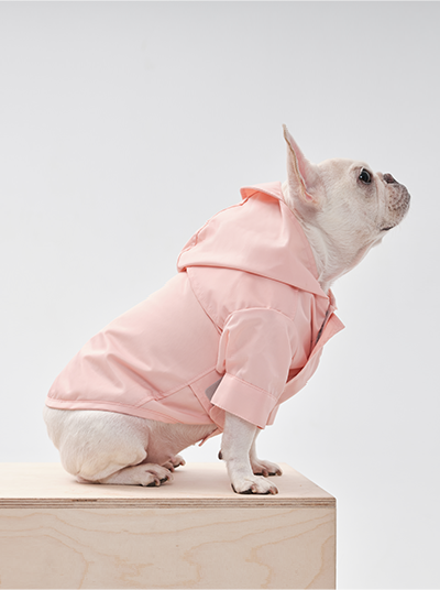 Tribeca Adjustable Velcro Raincoat-Light Pink