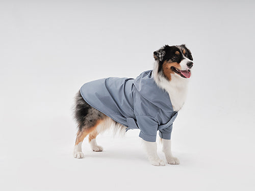 Tribeca Adjustable Velcro Raincoat-Light Blue
