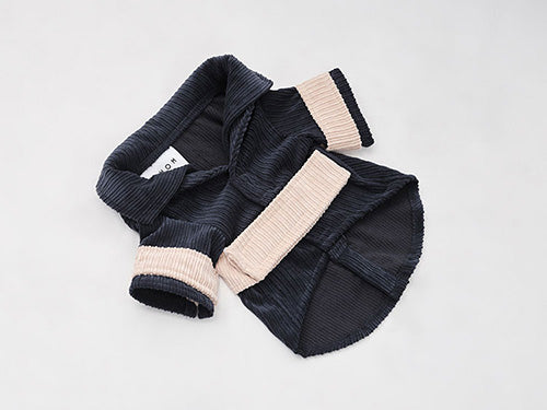 Rope Shirt-Blue Beige