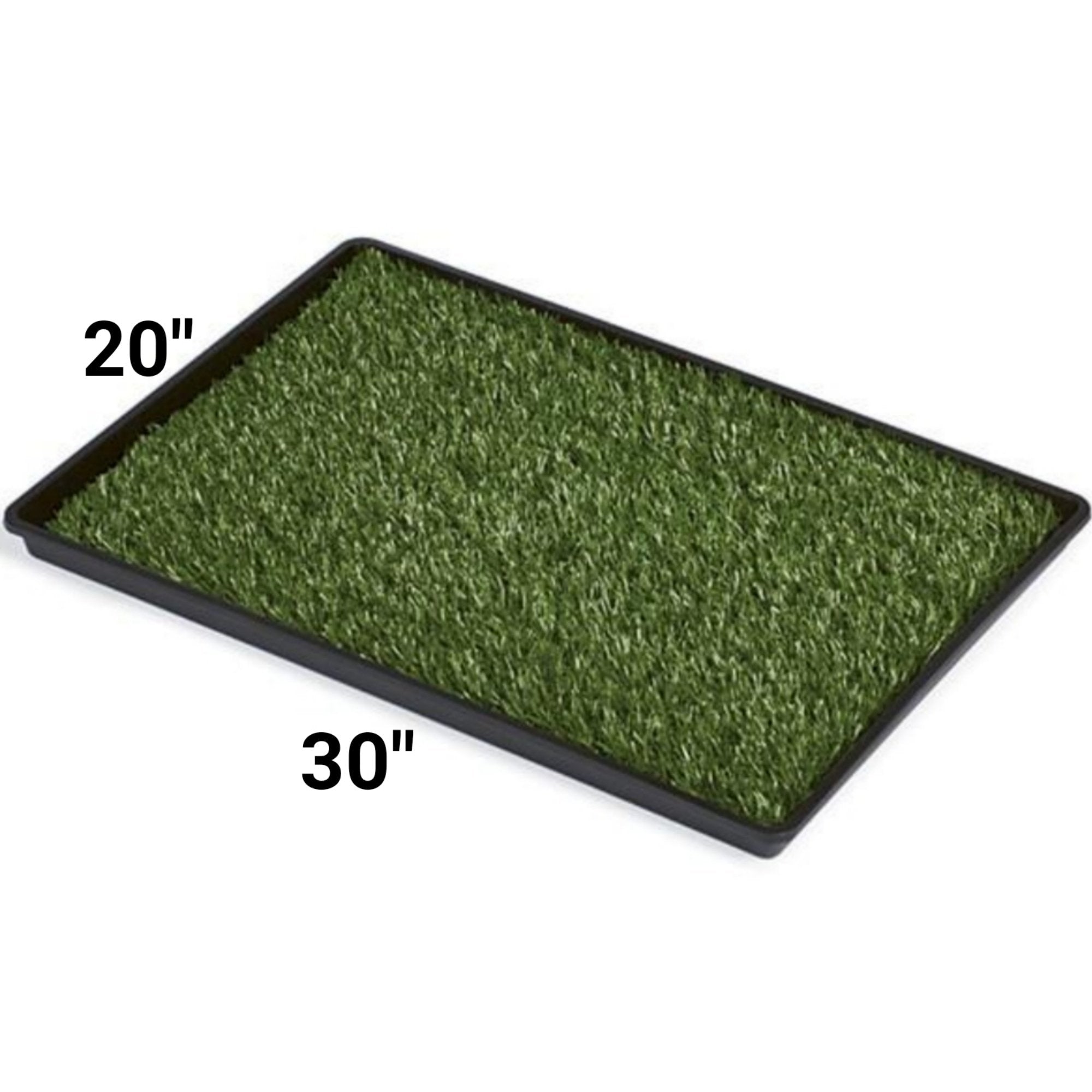 Mr. Peanuts Potty Place - Artificial Grass Puppy Pad for Dogs and Small Pets – Portable Training Pad with Tray