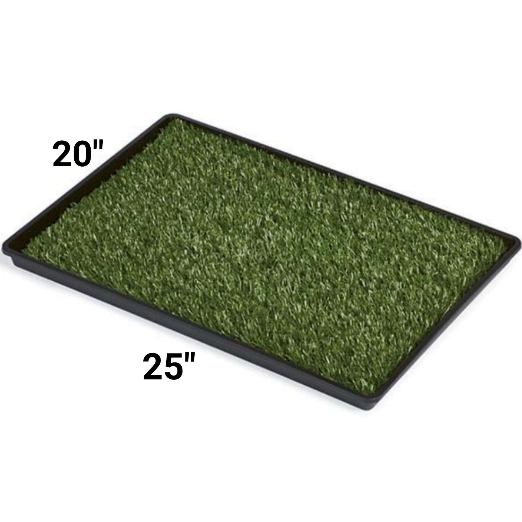 Mr. Peanuts Potty Place - Artificial Grass Puppy Pad for Dogs and Small Pets – Portable Training Pad with Tray