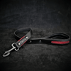 Bestia Dog Gear Genuine Leather Dog Collar - Red