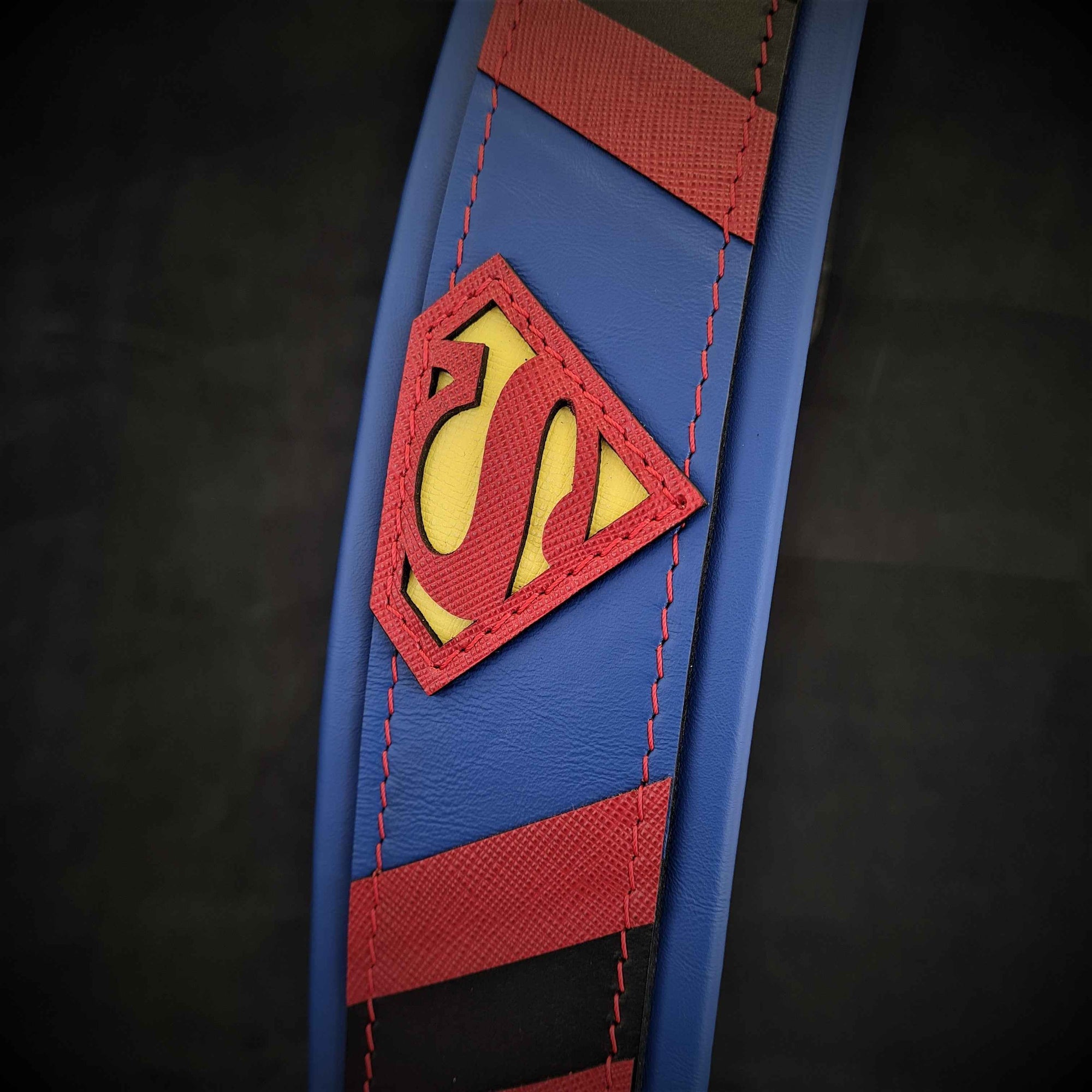 Bestia Superdog Leather Dog Collar