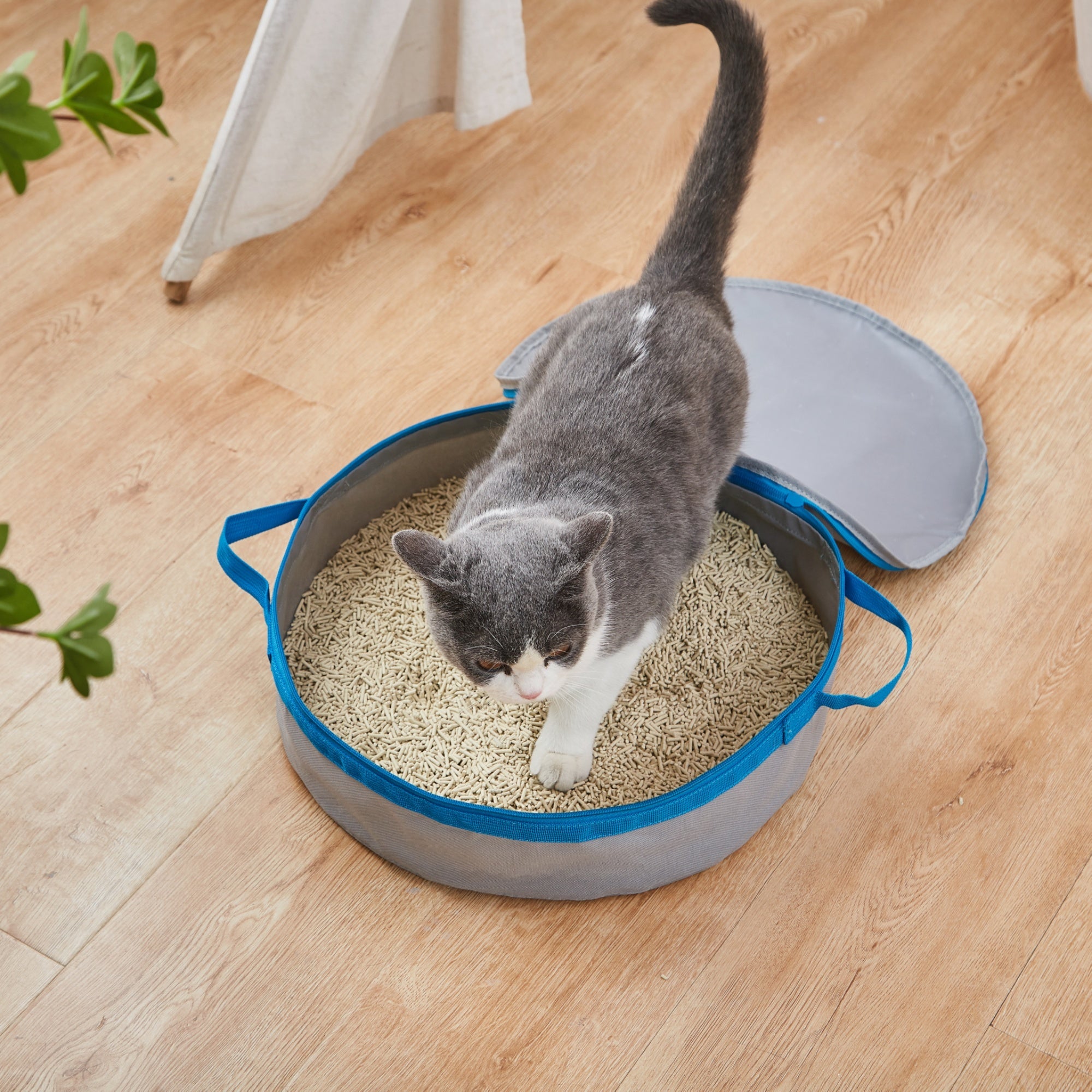 Mr. Peanuts PortaPotty Litter Box for Traveling Kitties