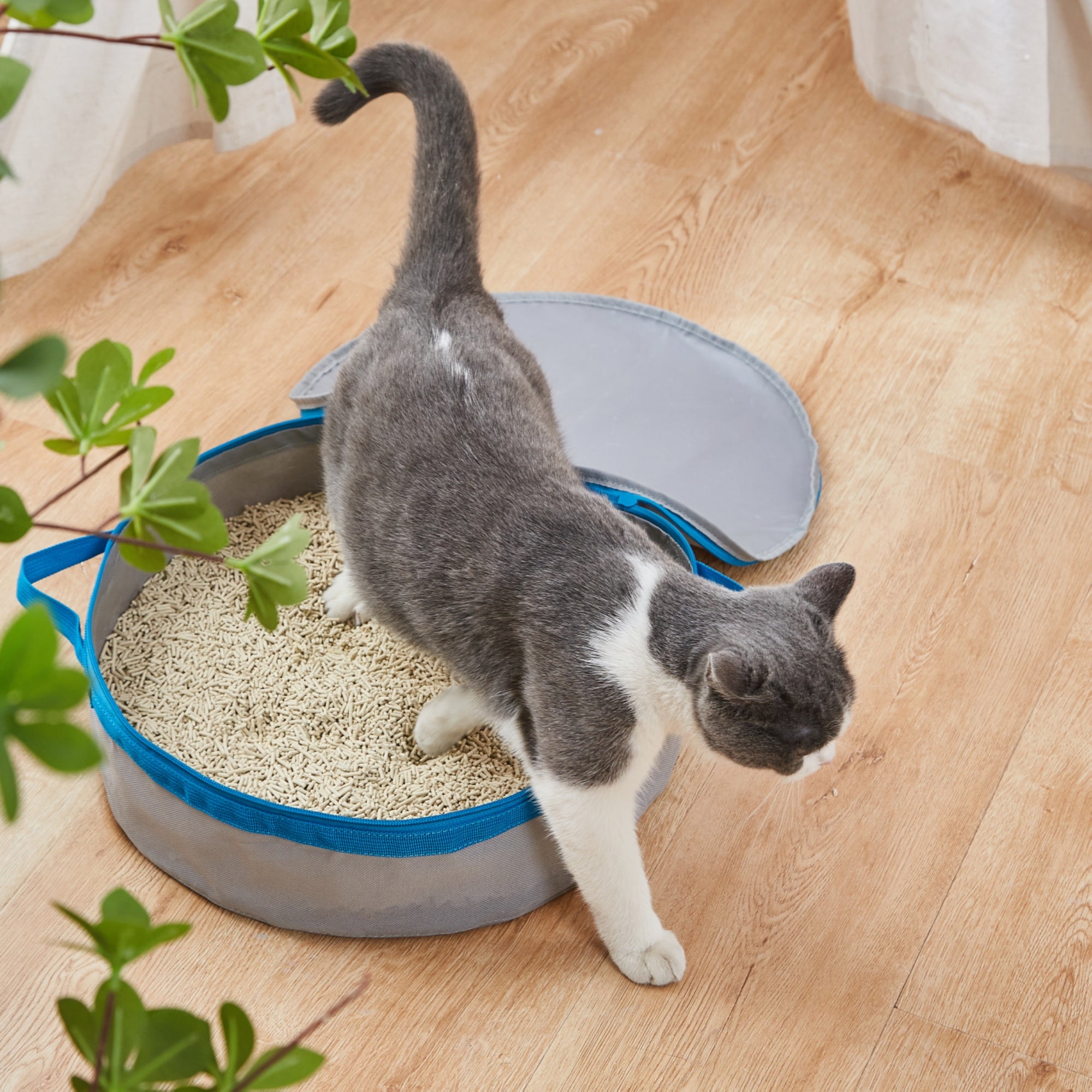 Mr. Peanuts PortaPotty Litter Box for Traveling Kitties
