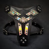 Bestia Dog Gear Genuine Leather Dog Harness - Silver/M
