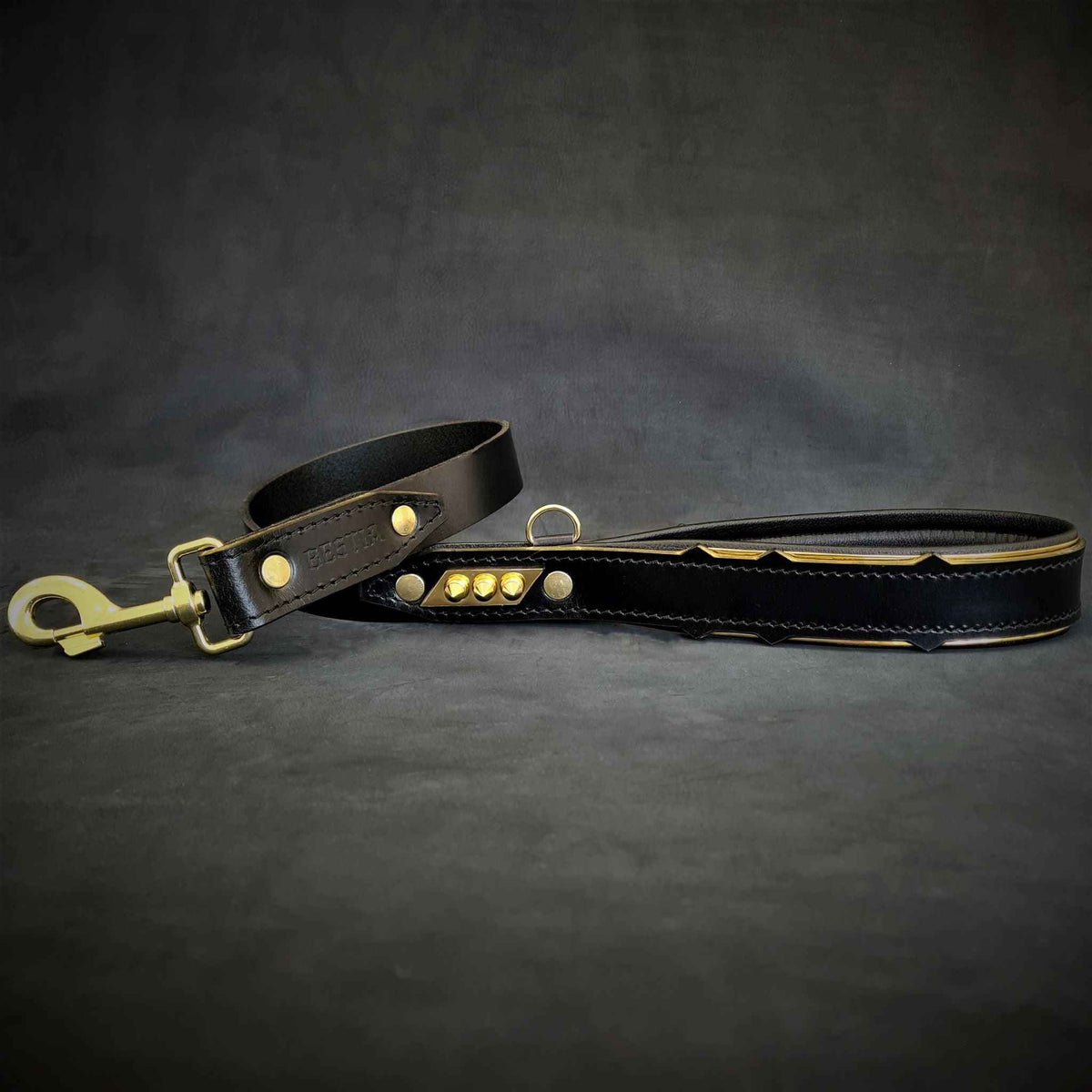 Bestia Midas Leather Dog Leash