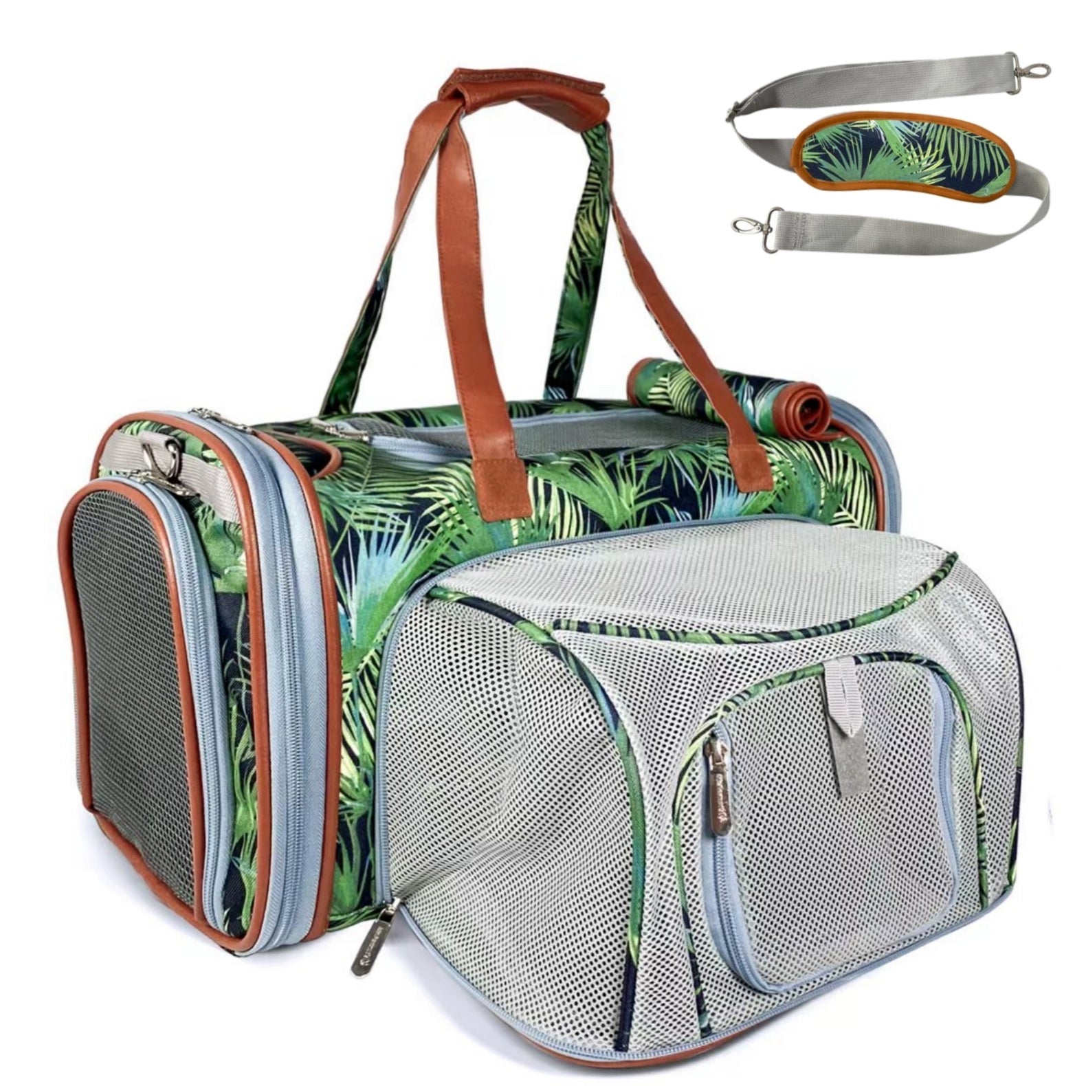 Mr. Peanuts Gold Series Standard Size Airline Compliant Expandable Pet Carrier - Prints Edition