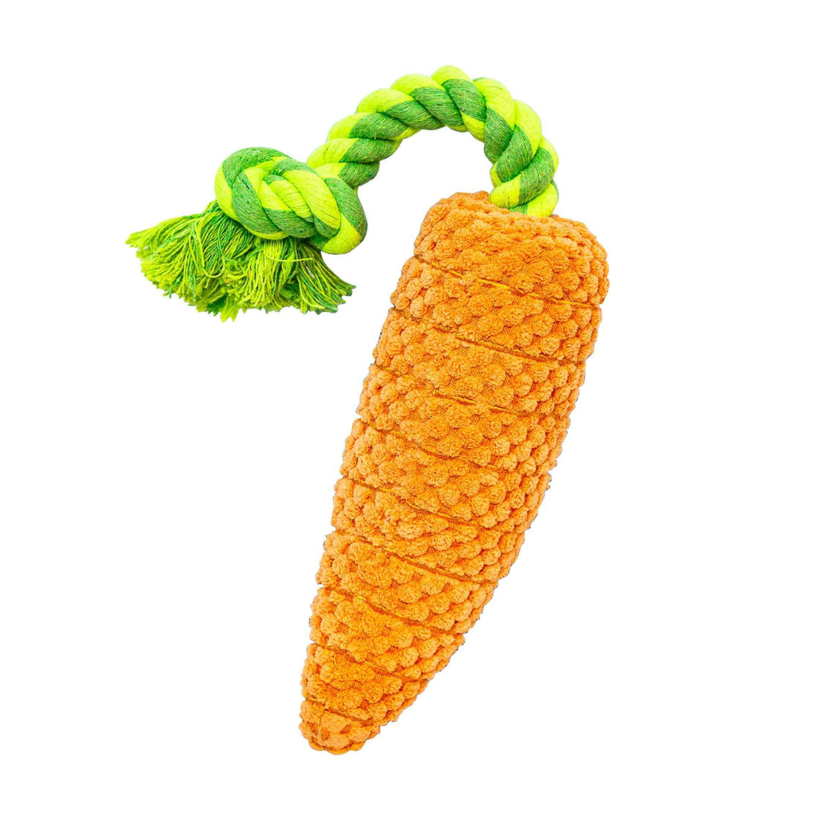 Pawty Carrot Plush Squeaky Dog Toy