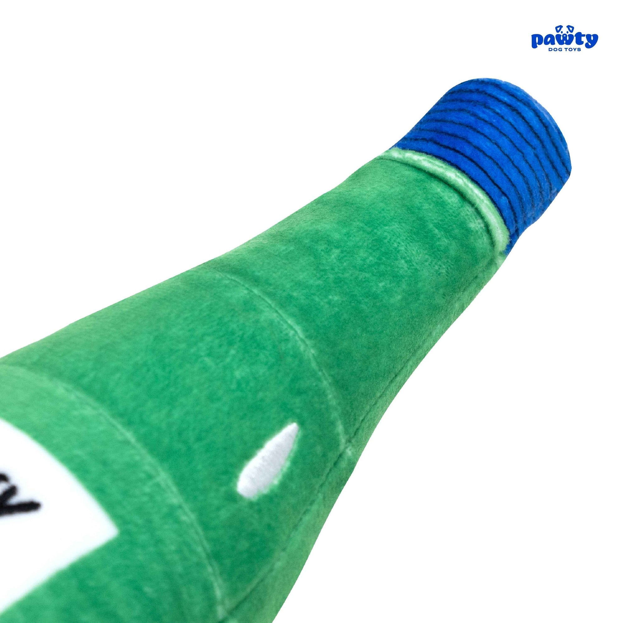 Pawty Soju Bottle Plush Dog Toy