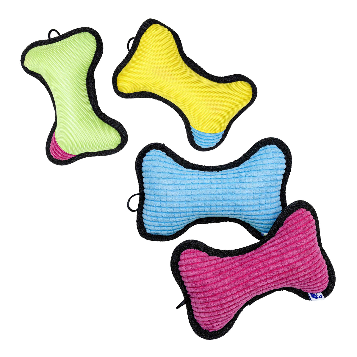 Pawty Bone Plush Squeaky Dog Toy