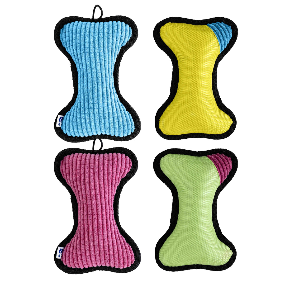 Pawty Bone Plush Squeaky Dog Toy