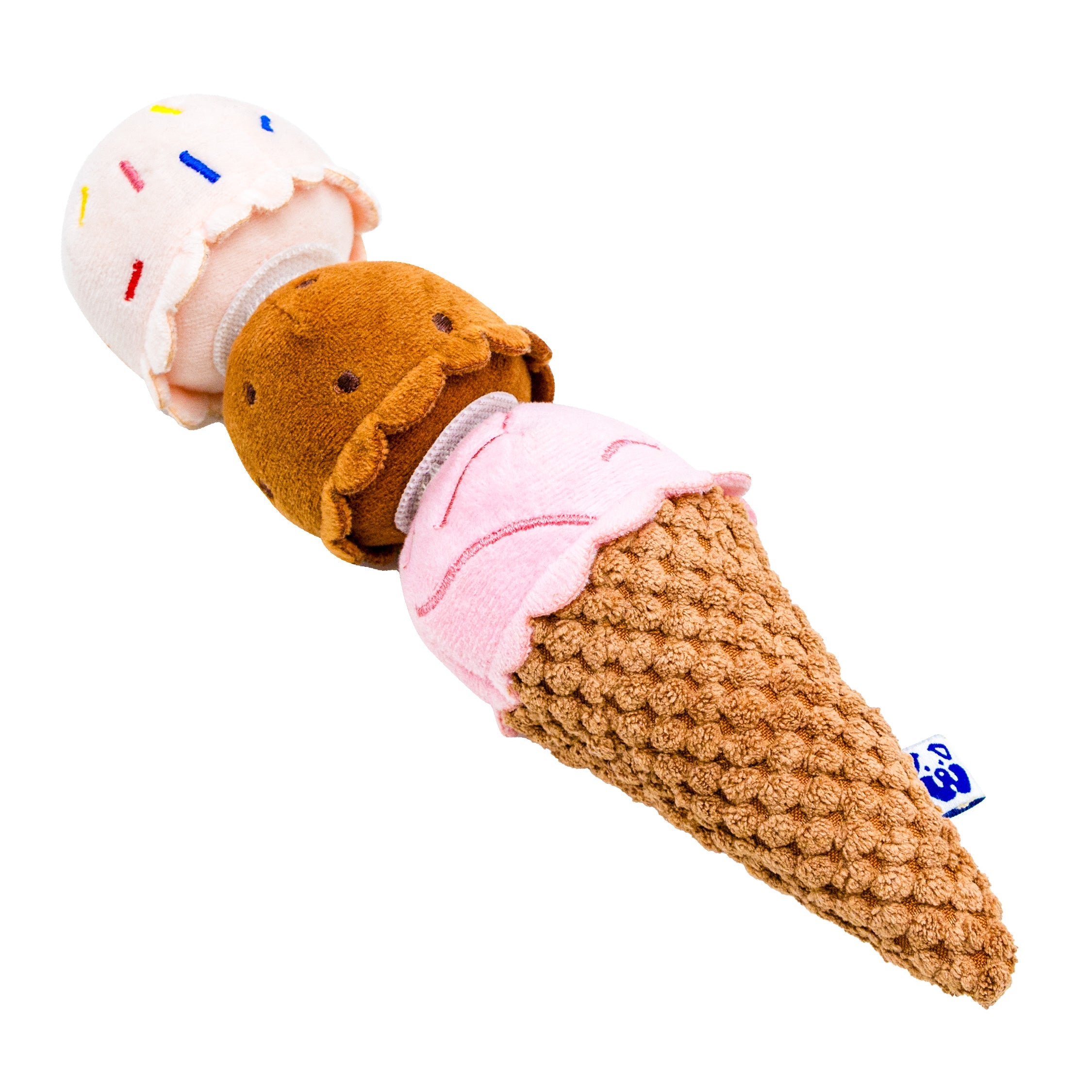 Pet Toy: ICE CREAM PLUSH DOG TOY