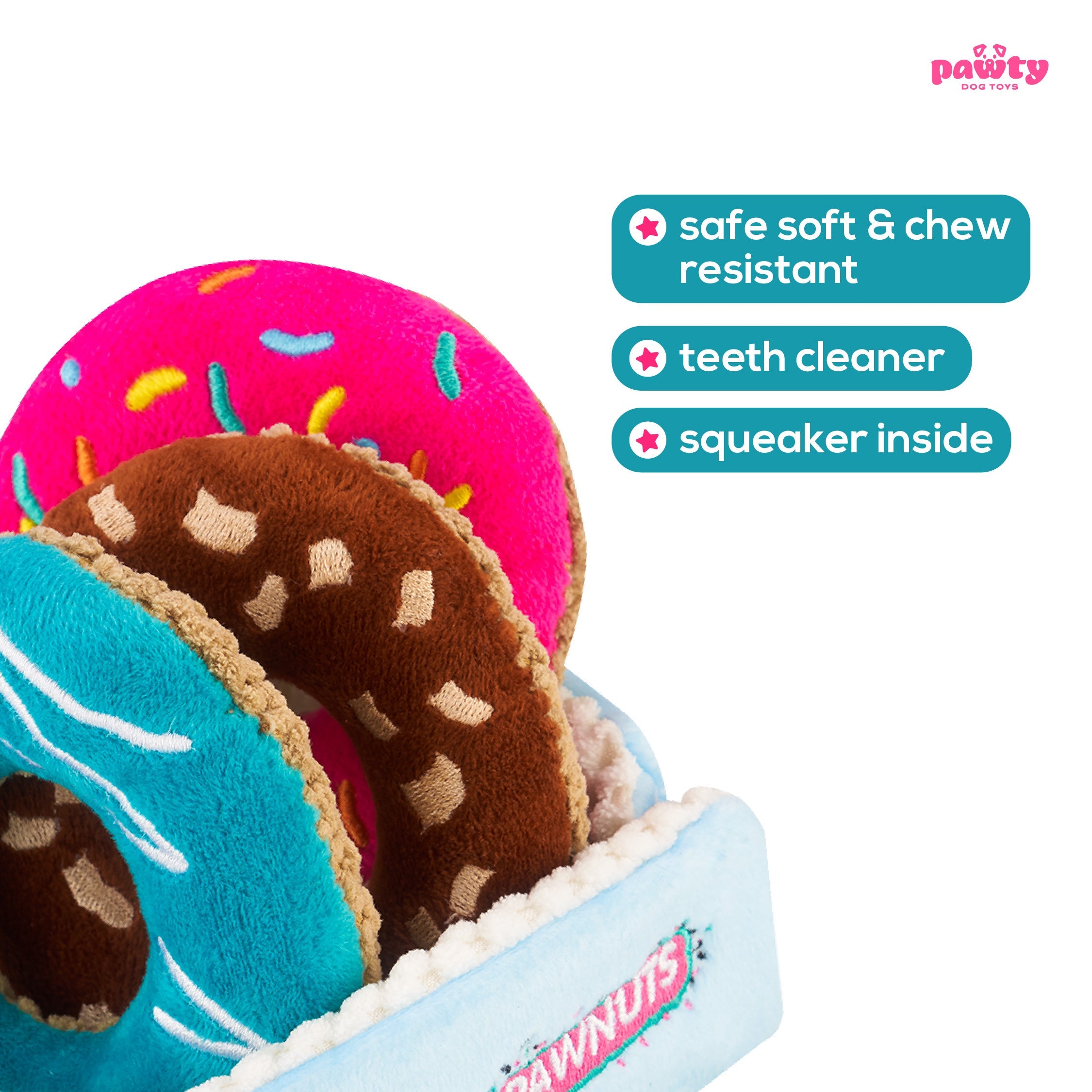 DONUTS INTERACTIVE DOG TOY