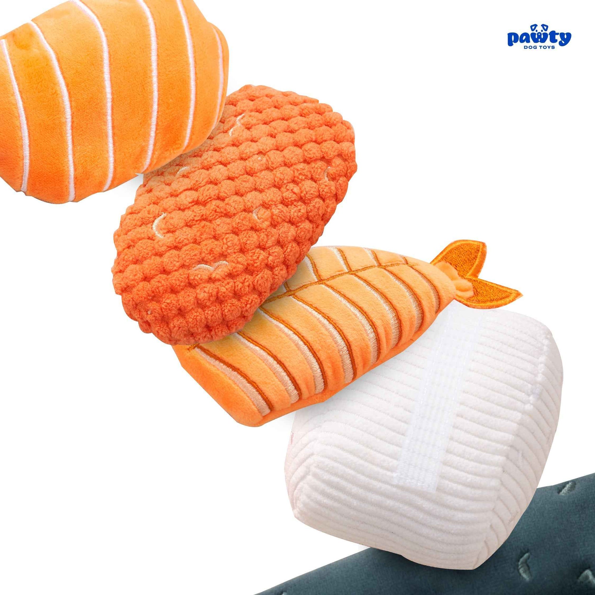 Pawty Sushi Set Plush Dog Toy