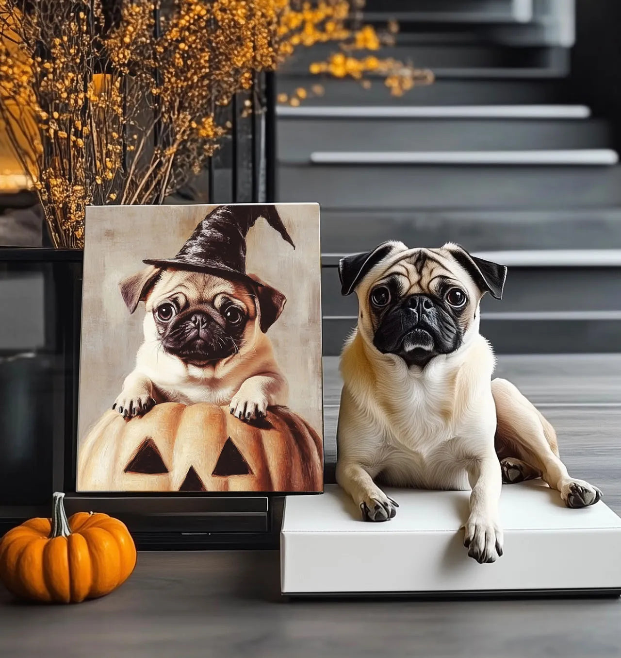 Happy Halloween Series Texture Portrait Wizard