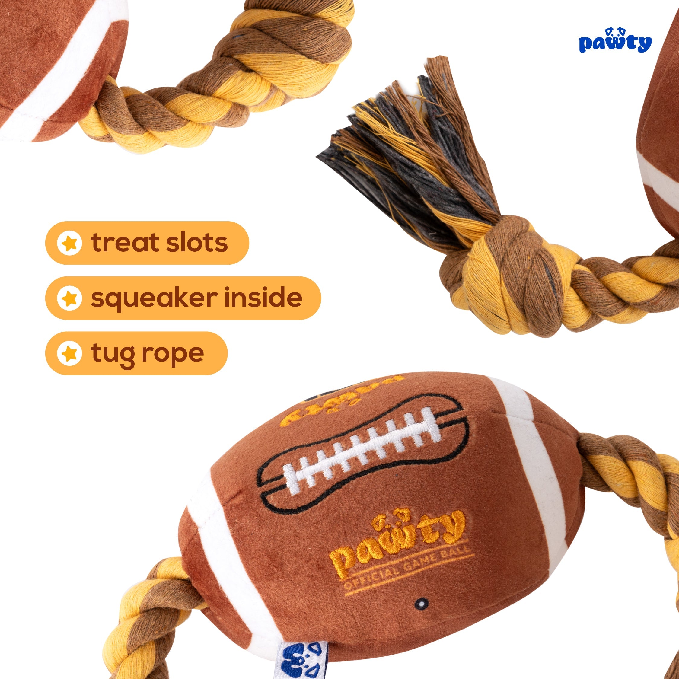 Pet Toy: PAWTY FOOTBALL