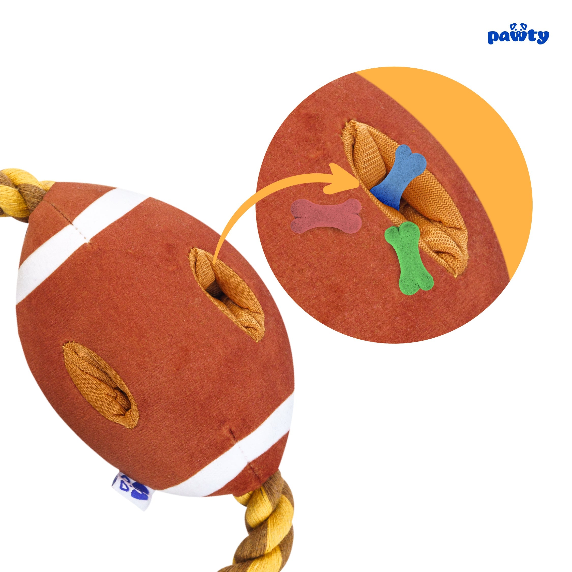 Pet Toy: PAWTY FOOTBALL
