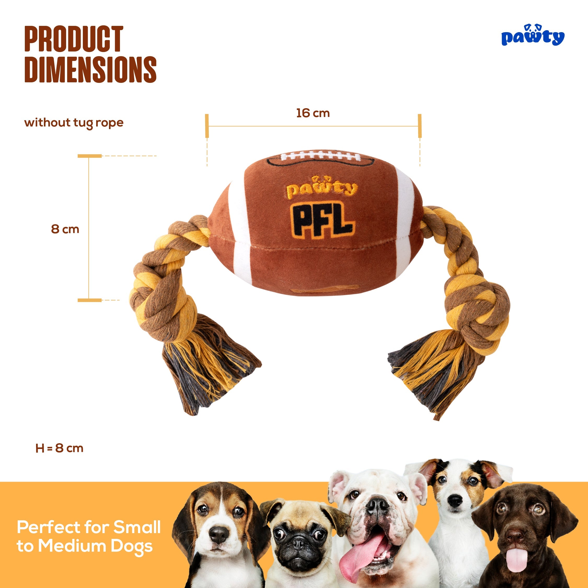 Pet Toy: PAWTY FOOTBALL