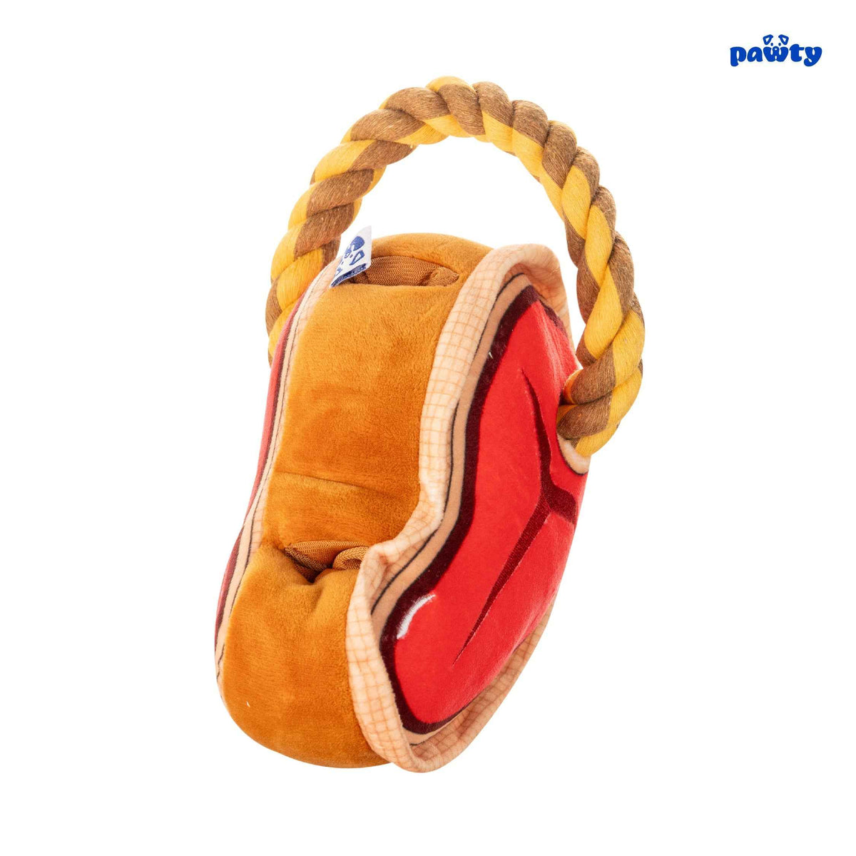 Pawty Steak Plush Dog Toy